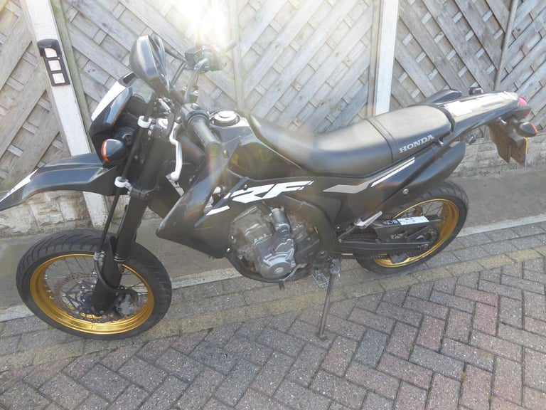 HONDA CRF 250 SUPER MOTO 63 REG LOW MILES TIDY BIKE MOT TILL 6,6,26
