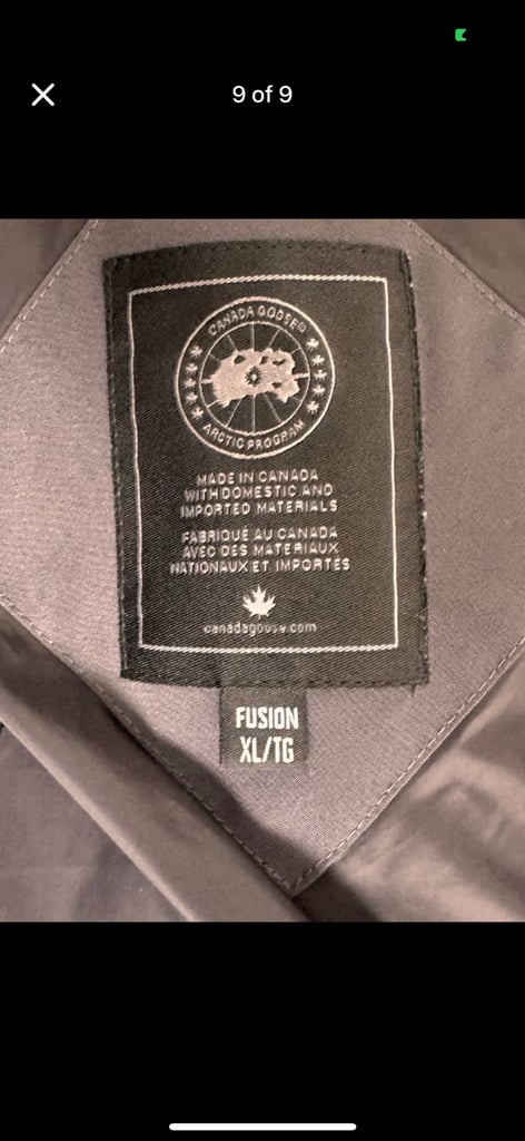 Canada goose coat grey 