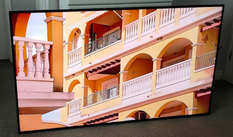 65" GVISION WALL MOUNT FULL HD SCREEN SLIM LED+FIRESTICK LOADS OF APPS RC NEW WALL BRACKETS