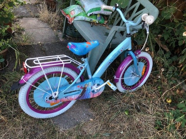 image for Girl's bike with 18 inch wheels. Frozen theme.