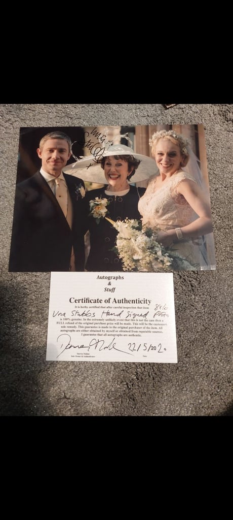 image for Una stubbs autograph 