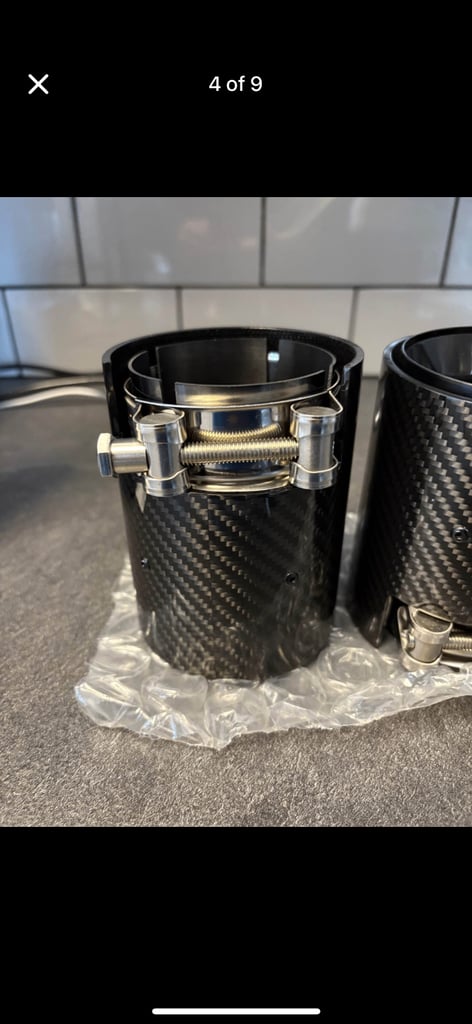 M performance style exhaust tips