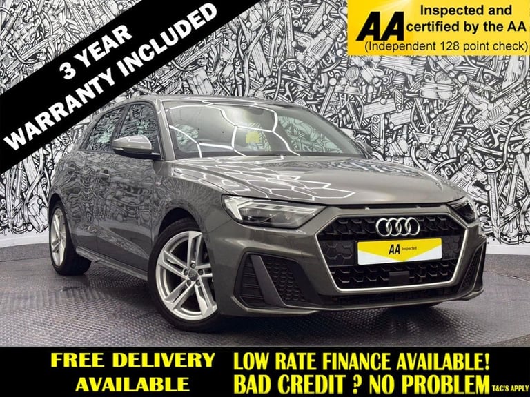 image for 2019 Audi A1 1.0 TFSI 25 S line Sportback 5dr Petrol Manual Euro 6 (s/s) (95 ps) Hatchback Petrol...