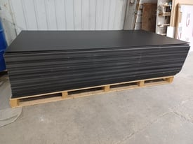Twinplast 6mm black twinwall correx sheets, pallet 90qty, 2400 x 1200mm, 1350gsm