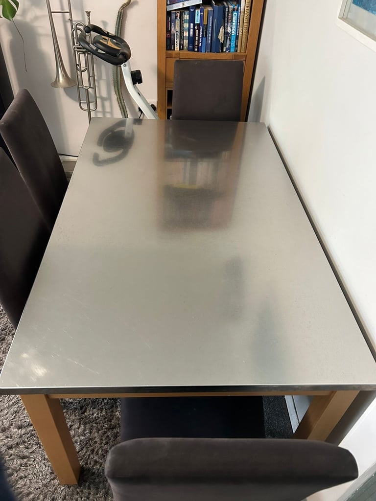 Italian Dining Table and Four Chairs