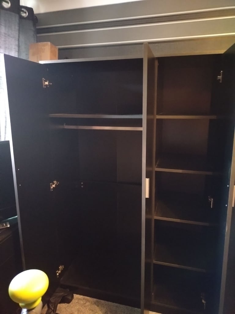 Two triple wardrobes 