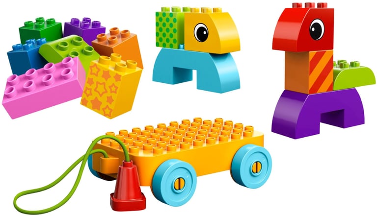 AS NEW - Lego Duplo 10554 set Toddler Build and Pull Along - boxed - 15 pieces - Age 18mths+