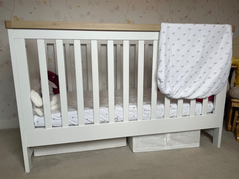 Mothercare Jamestown Cot Antique Pine Cot Bed Mothercare-cot-beds