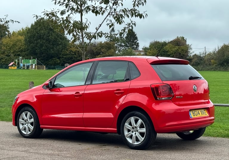 VOLKSWAGEN POLO 1.2 MATCH 60 MANUAL 5DR HATCHBACK 2014 [14] RED