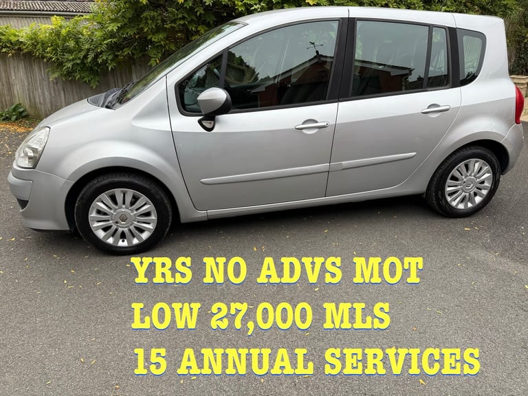 image for RENAULT GRAND MODUS 1.2 3 MTH WARRANTY 27,000MLS YRS MOT 15 SVCS 