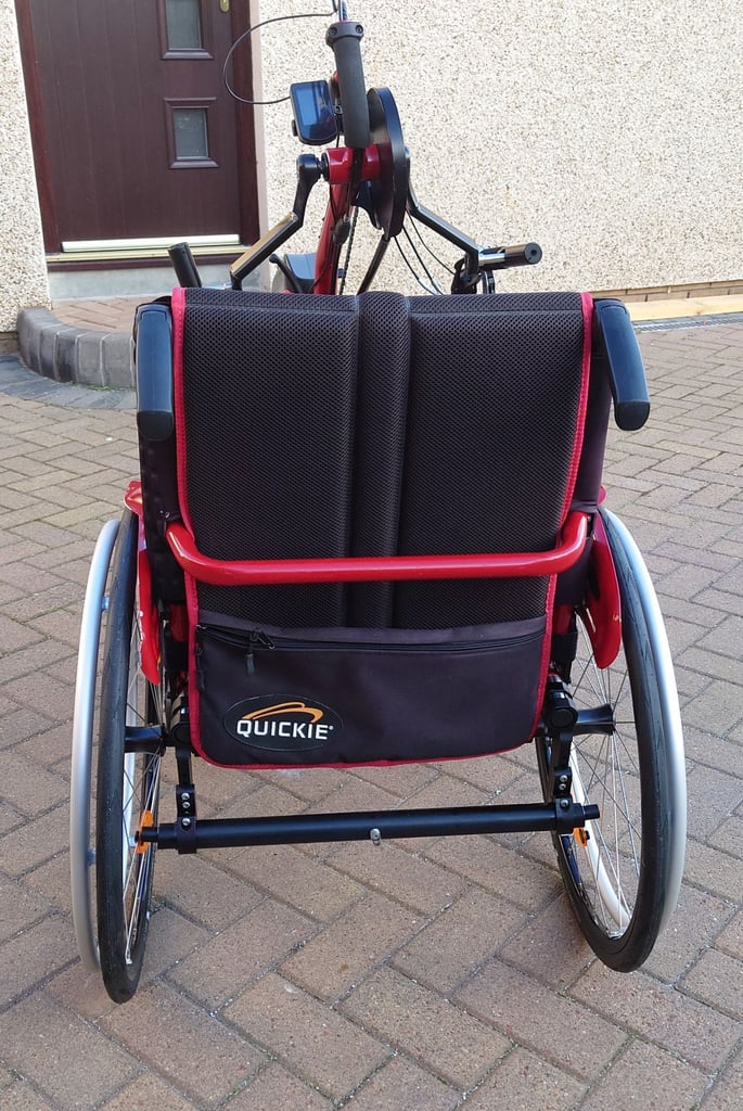 Quickie Hybrid Attitude Bike & Quickie Argon 2 Wheelchair