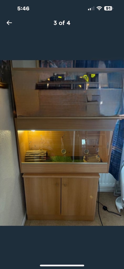 Vivarium and cabinet