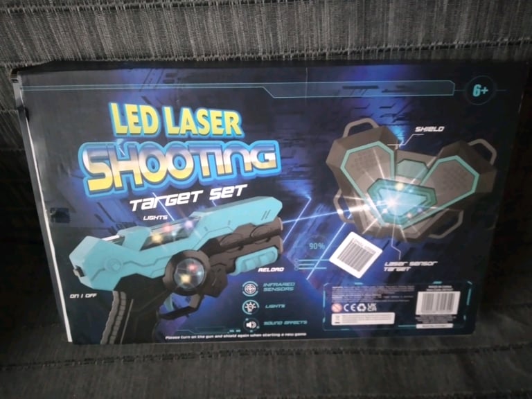 Led Laser Shooting Target Set For Kids