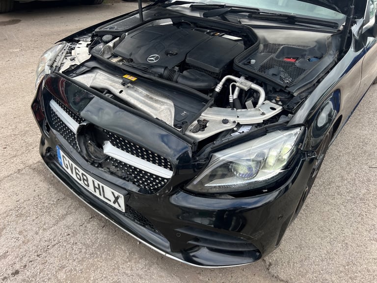 2019 MERCEDES BENZ C CLASS C220 AMG LINE PREMIUM COUPE 2.0 DAMAGED SALVAGE