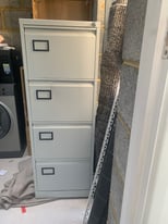 4 drawer metal filing cabinet lockable 