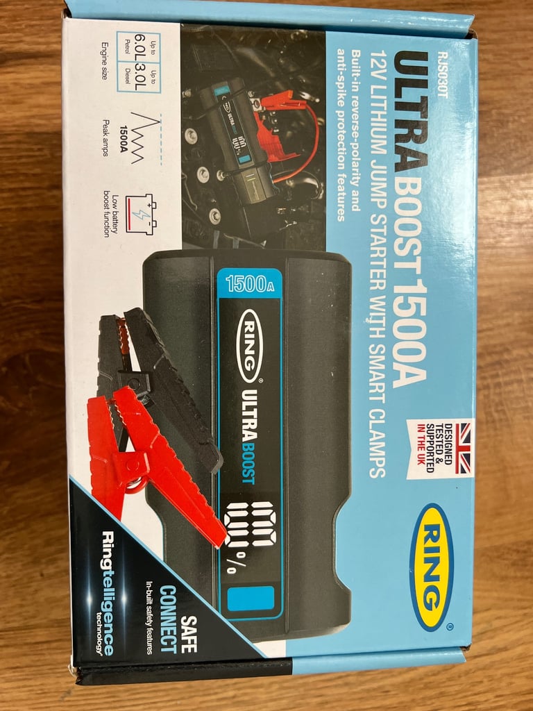 RING Ultraboost 1500Ah Car Battery Jump Starter Brand New unopened and unused
