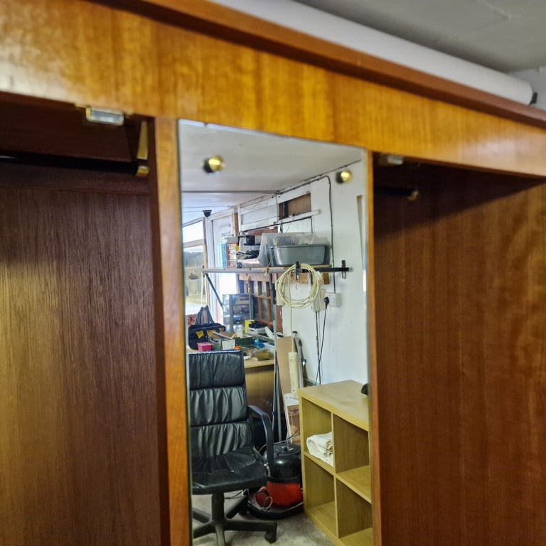 Stonehill Furniture Mid-Century Wardrobe with Mirror – 1960 Licence