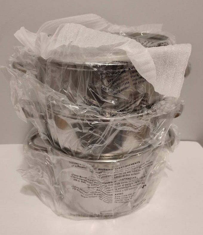 KitchenCraft 3-Tier Stainless Steel Steamer, 20 cm, Unused, in Original Packaging