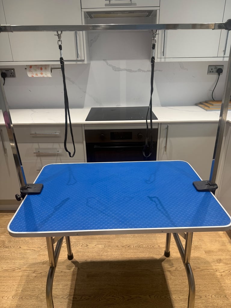 Dog grooming table 