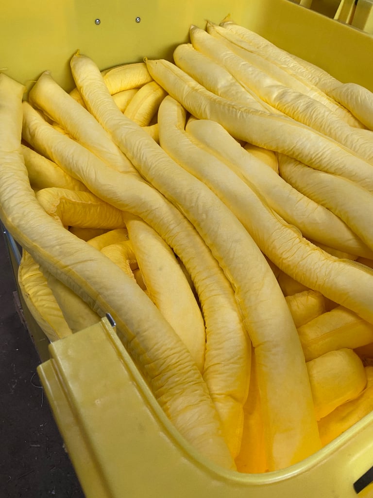 Yellow shield chemical spill kit