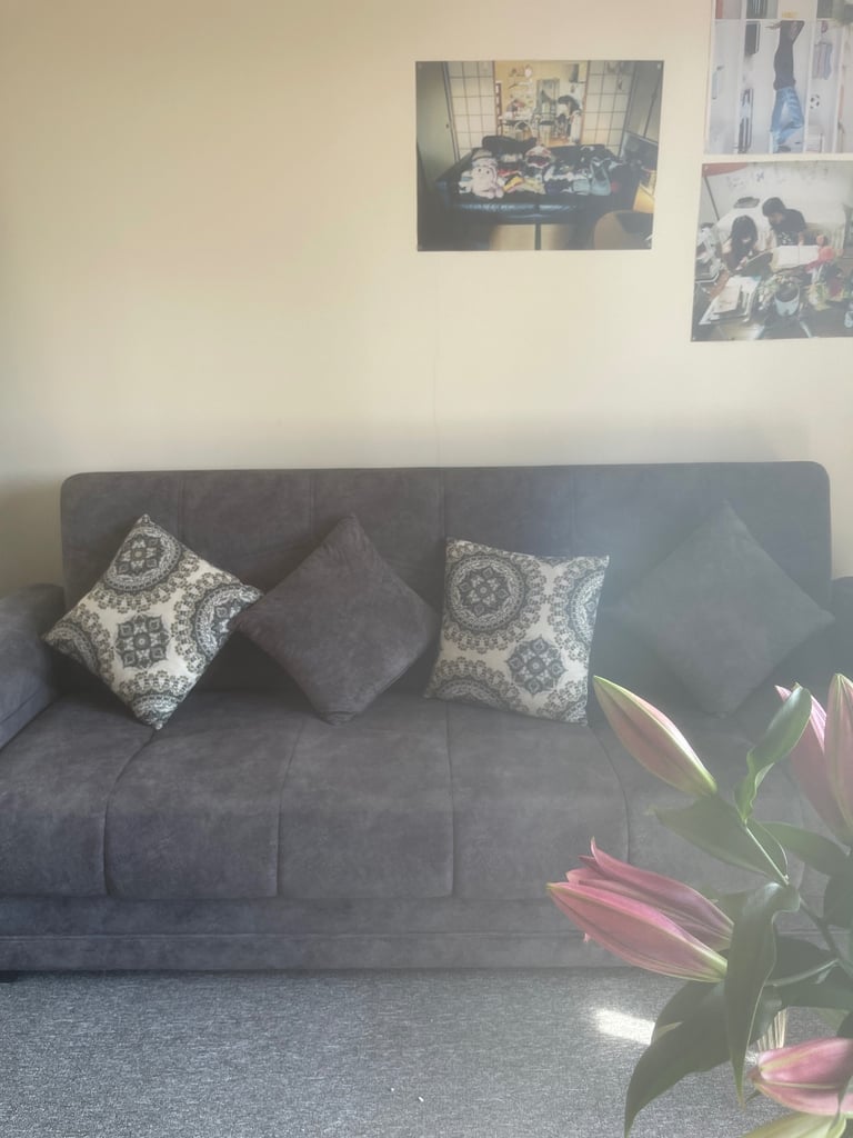 image for Gorgeous double sofa bed / sofabed with storage 