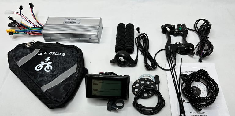 700C 1500W 48V Ebike Conversion Kit Rear Wheel LCD Display 35mph NEW