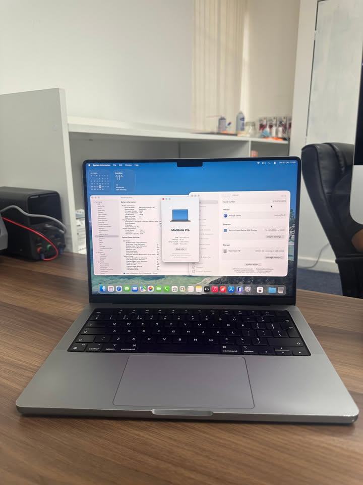 MacBook Pro 14” 2021 M1 Pro Chip | 16GB RAM | 1TB SSD | 16-Core GPU