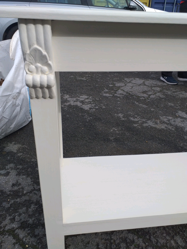 Carved console table 