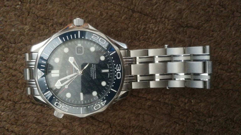 007 Seamaster homage automatic work watch NEW