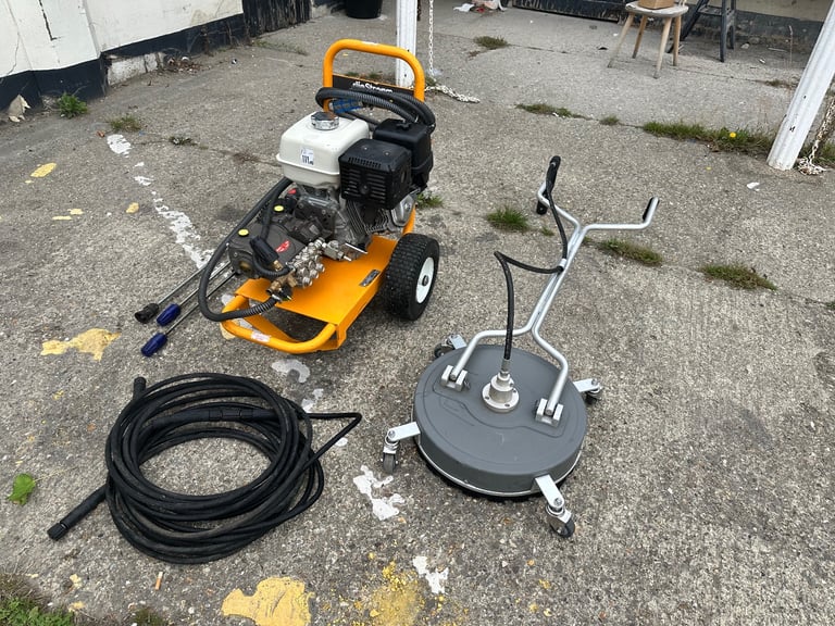 Honda pressure washer, gx390 250bar, power washer, surface cleaner, turbo lance