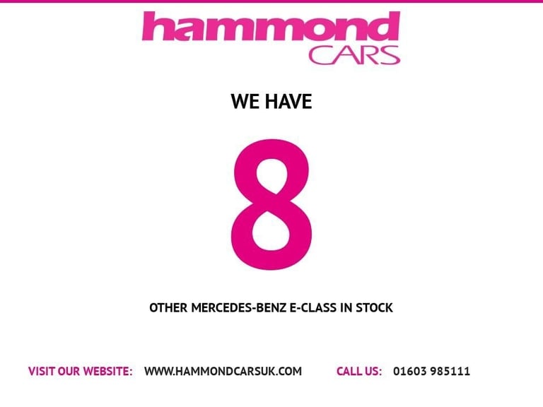 2019 Mercedes-Benz E Class E400d 4Matic AMG Line Premium 4dr 9G-Tronic SALOON DIESEL Automatic