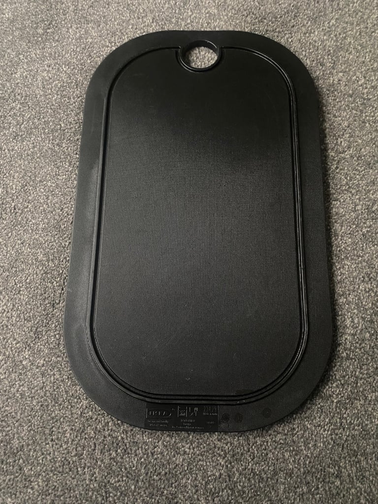 Black chopping board from ikea 