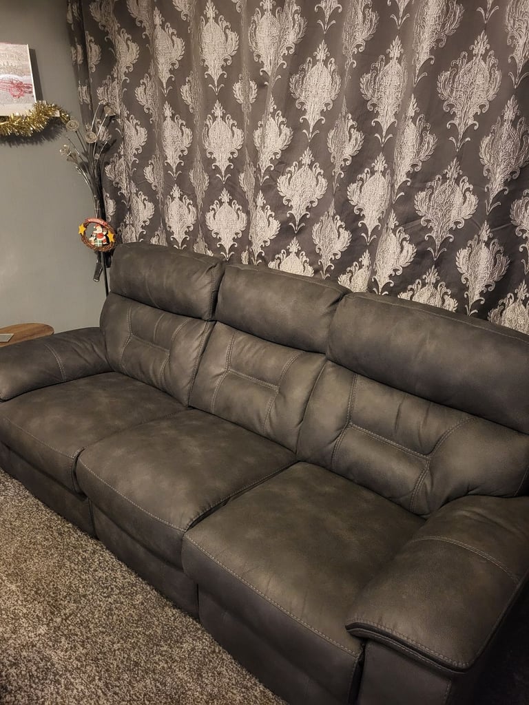 DFS Electric Recliner Sofa and Chair