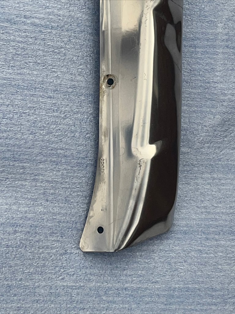 Genuine 3008 facelift 2016 chrom mufer molding lower front Bumper  