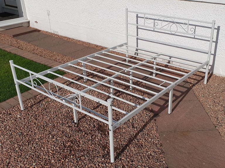 SOLD......Metal double bed frame 