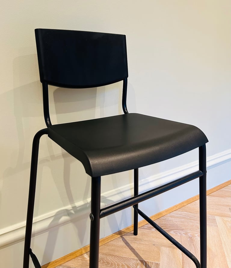 Ikea Black Stackable Stool (£20 for two)