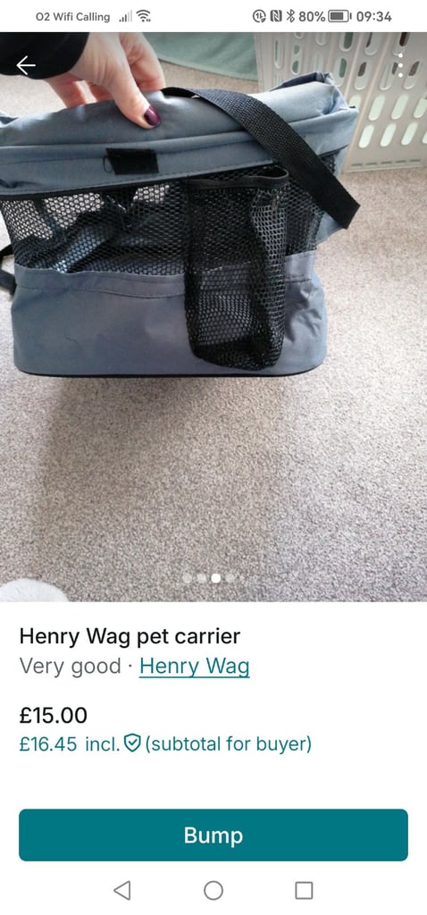 Waag Dog car seat carrier