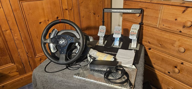 image for Thrustmaster T500 RS 3Pedals PC PS force feedback gaming wheel