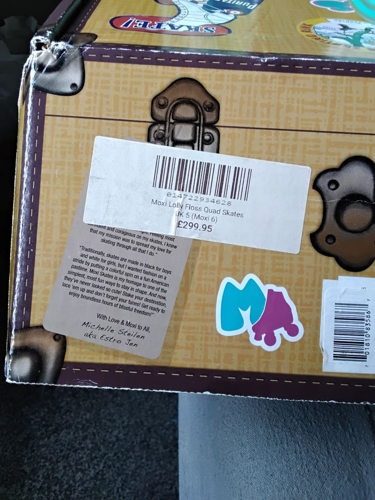 Moxi lolly Floss Quad Skates size 5