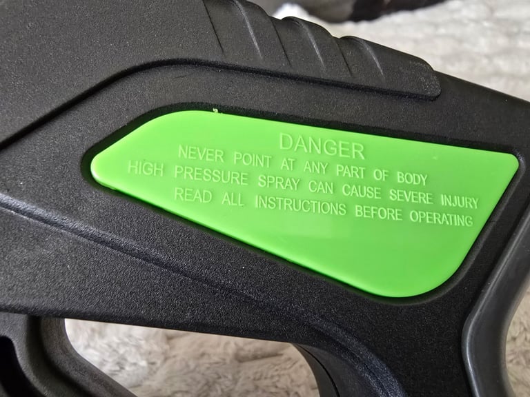 5000 psi 345 bar Nilfisk short Pressure Washer Gun swivel 1/4″ QUICK connect new