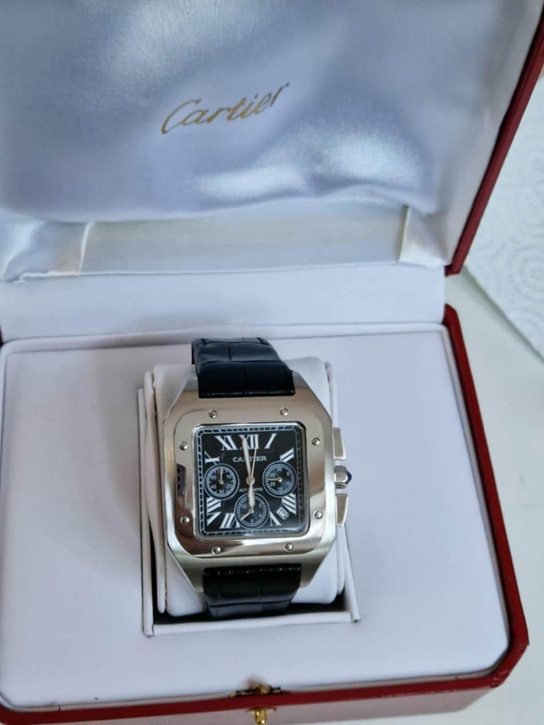 Men cartier watch santos smart 