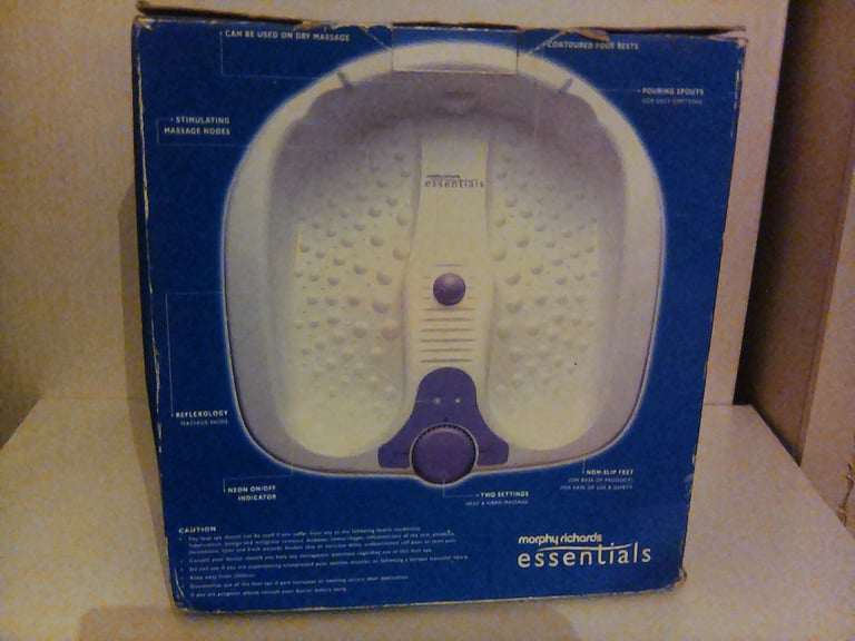 morphy richards essentials deep massaging Foot spa.