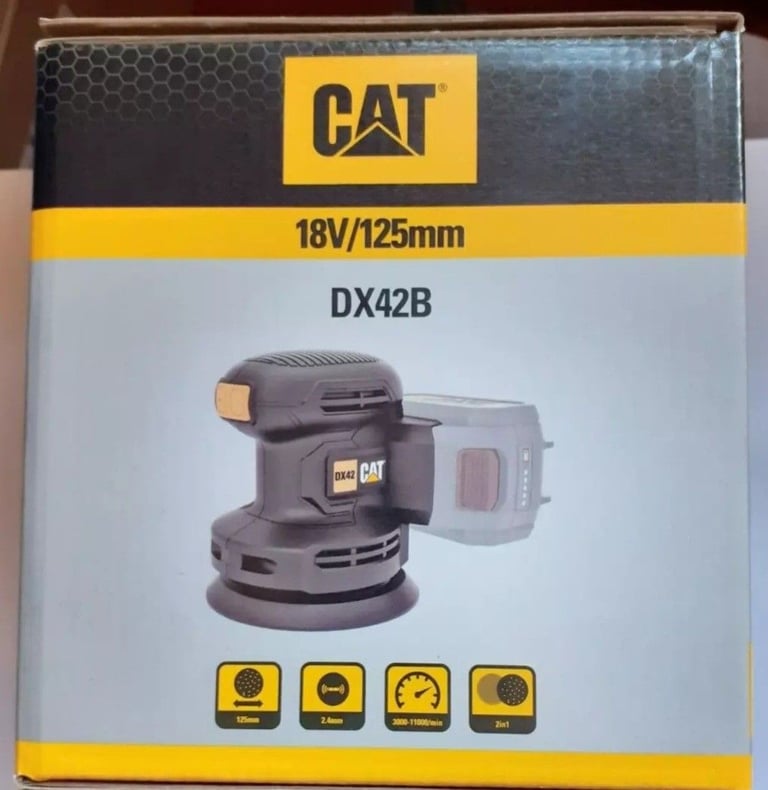 image for CAT 18V ORBITAL SANDER BRAND NEW. £20