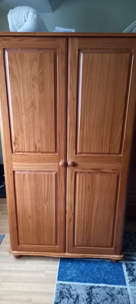 Large Solid Pine Wardrobe (FREE Delivery Locally)