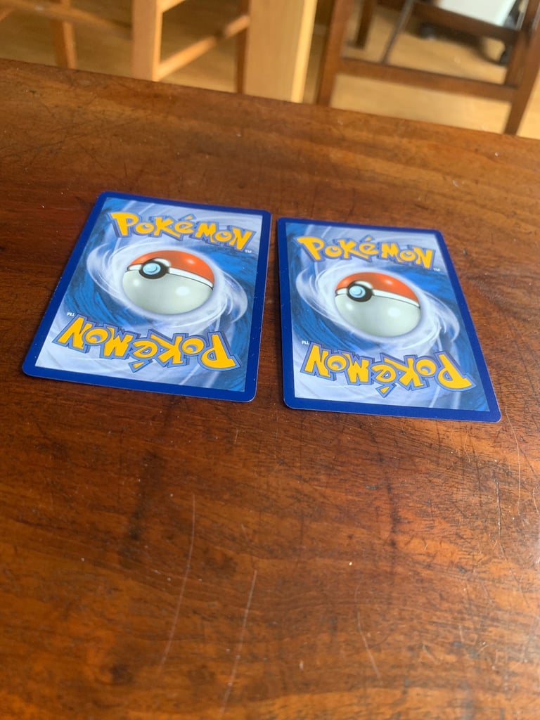 Two very good condition Pokemon cards