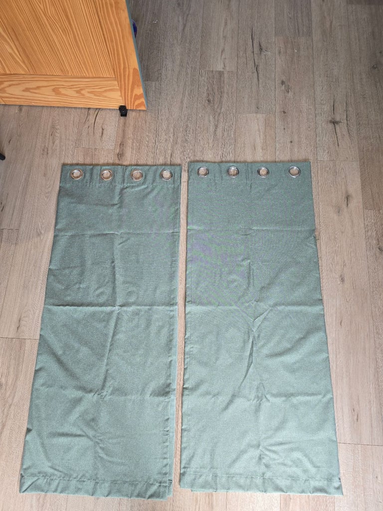 Green Blackout curtains 