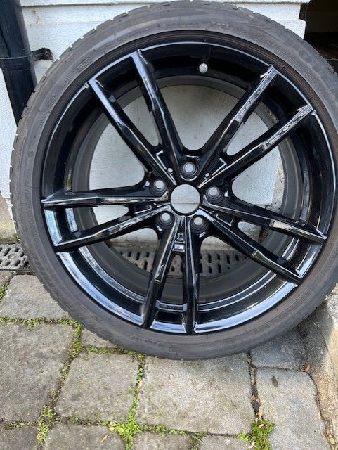 BMW 19inch 791 M Sport Double Spoke Jet Black Light Alloy Wheels