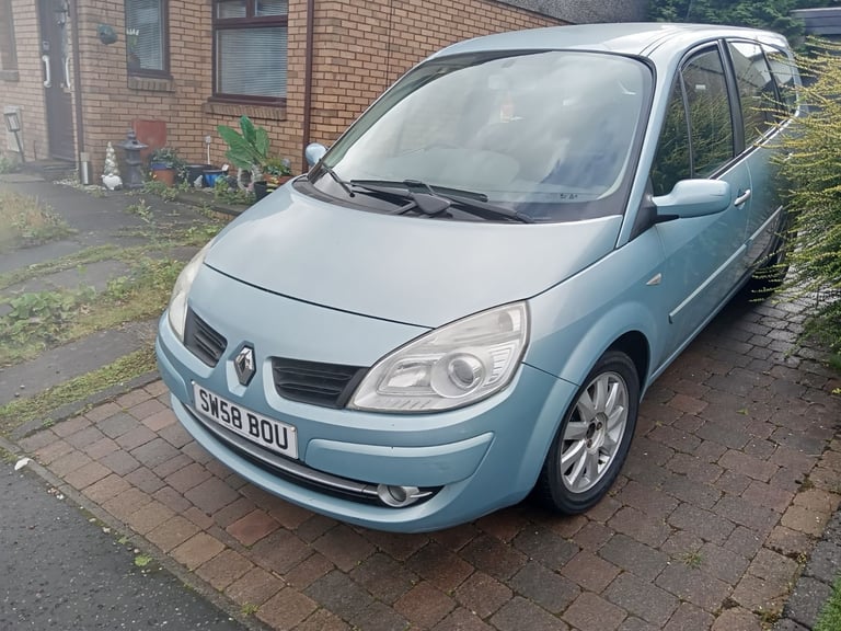 CHEAPEST LOW MILEAGE 7 SEATER MPV IN SCOTLAND GRAND SCENIC ULEZ COMPLIANT MOT AUG 26 