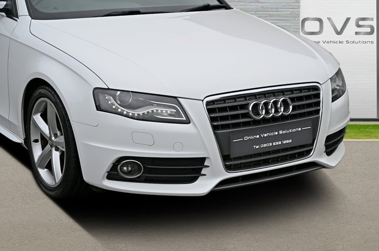 AUDI A4 S LINE 2.0 TDI DIESEL AUTO 5DR SALOON 2009 [59] WHITE