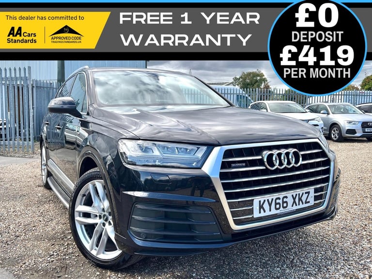image for AUDI Q7 3.0 TDI V6 S line Tiptronic Quattro Euro 6 2016